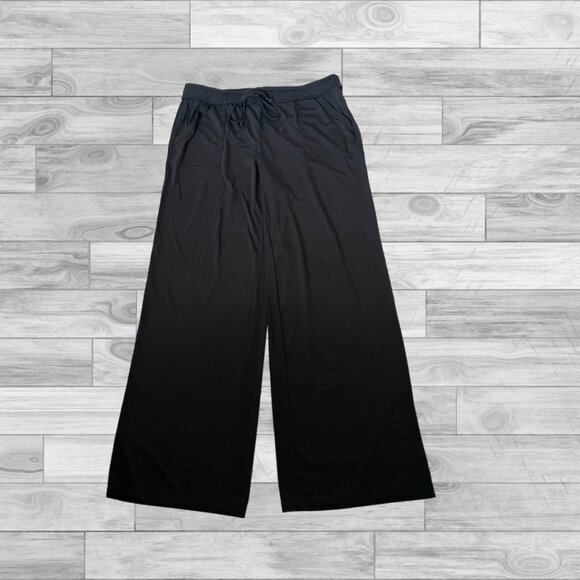 Charter Club black wide leg pants size large - Picture 1 of 5